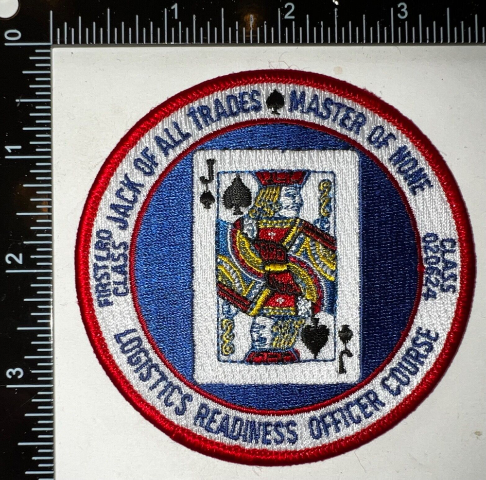 USN US Navy Logistics Readiness Officer Course Patch