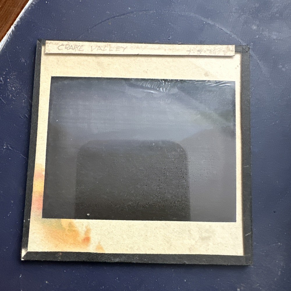 Antique Magic Lantern Slide Crake valley