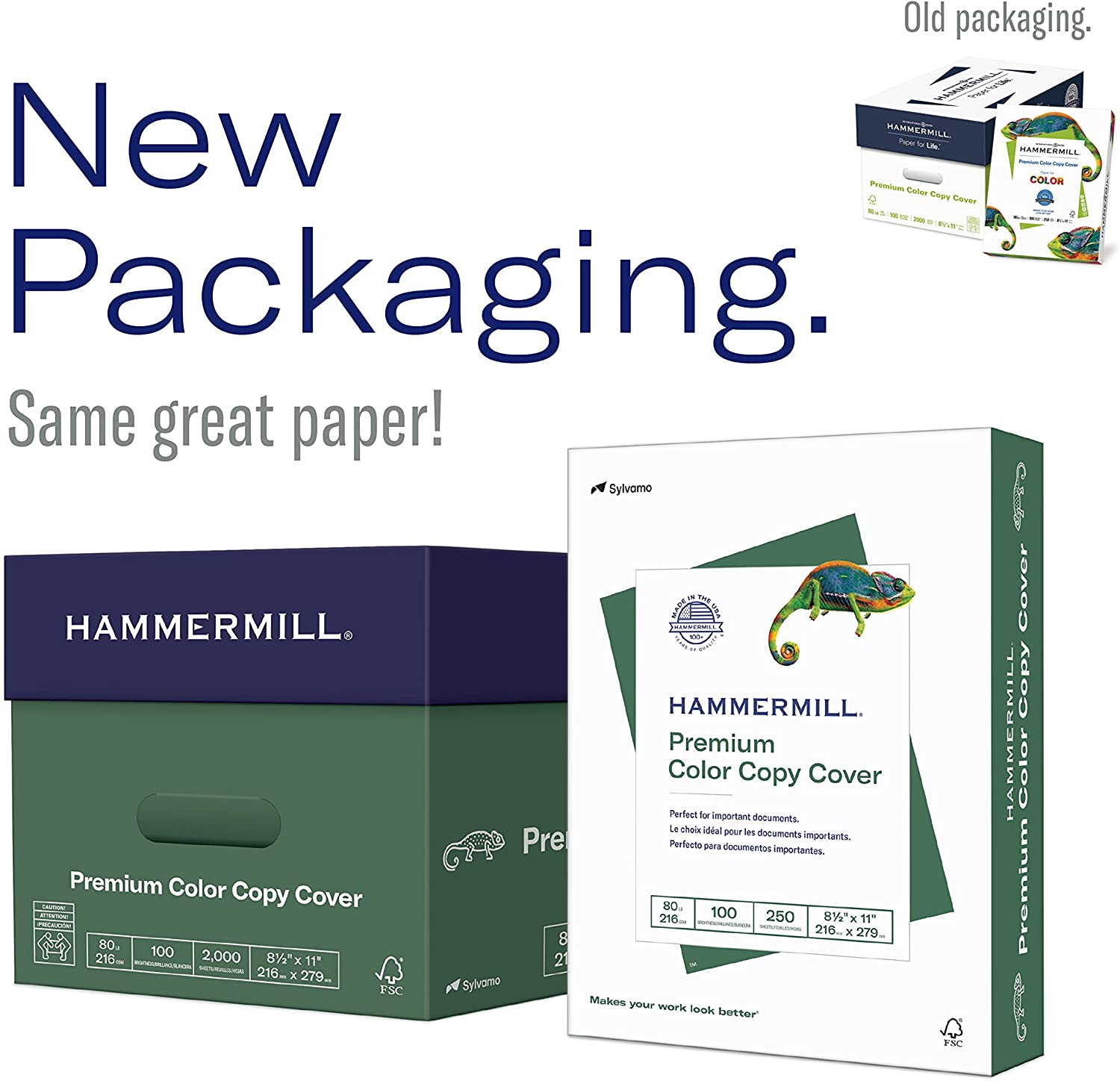 Hammermill Cardstock, Premium Color Copy, 100 lb, 18 x 12-3 Pack (750 Sheets)...