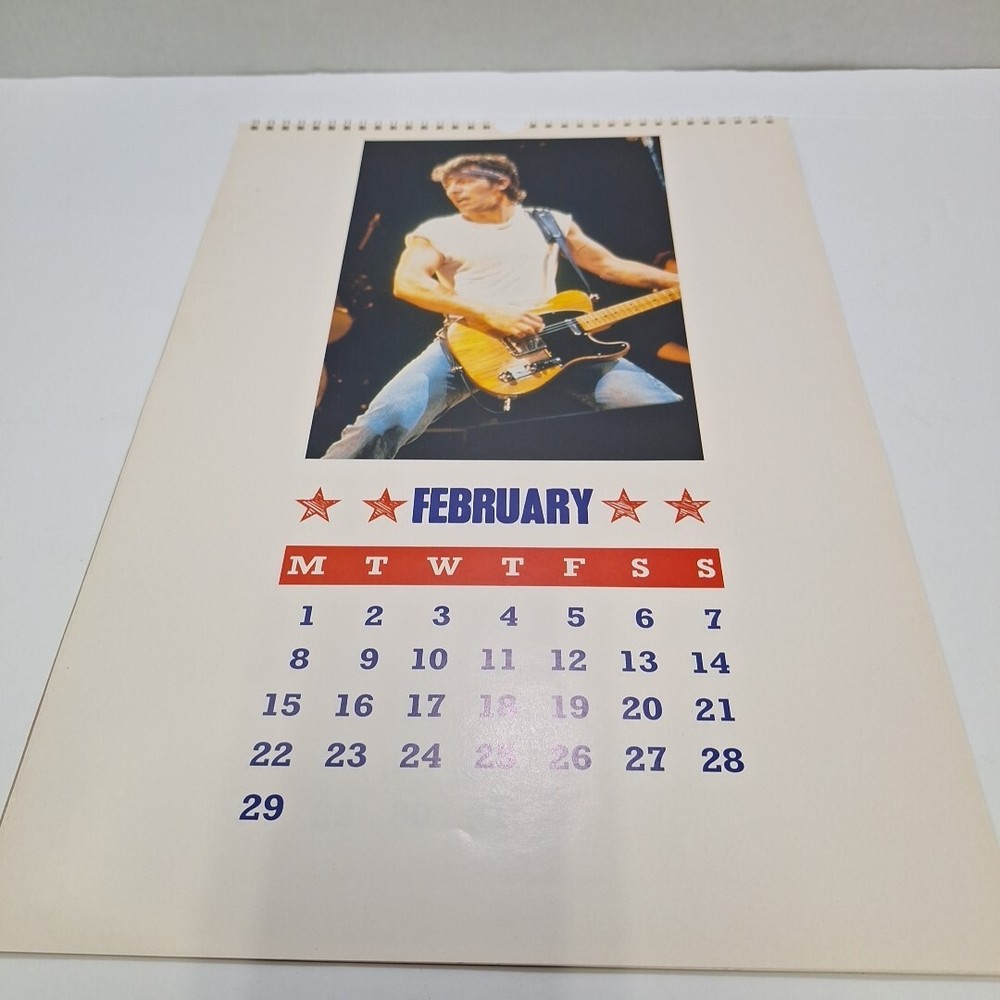 Bruce Springsteen 1988 Calendar