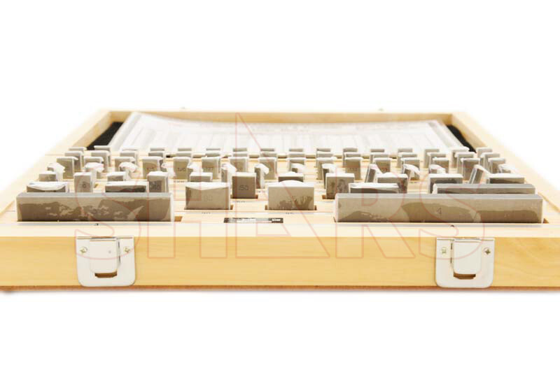 SHARS Grade AS-0 .1001 to 4.000" 81 pcs Solid Carbide Gage Block Set NEW R{