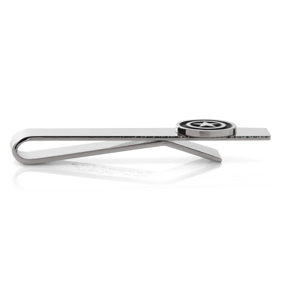 Marvel Captain America Silver Hidden Message Tie Bar