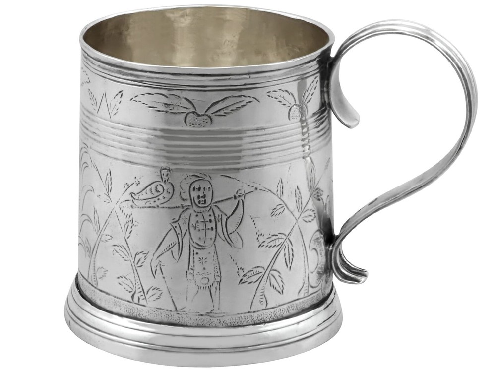 Antique Sterling Silver Mug (1690)