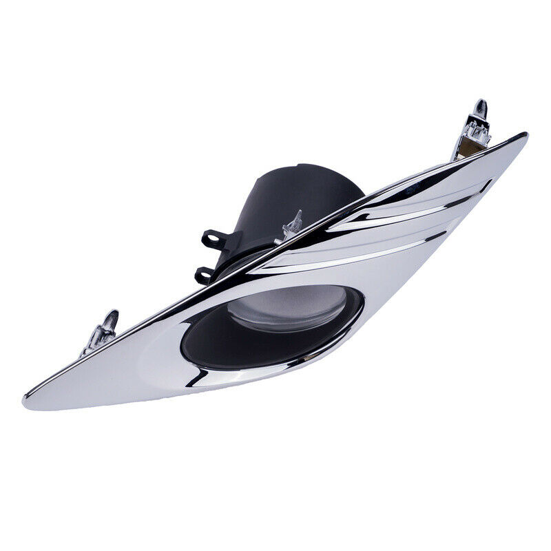 Clear Lens Fog Lights Lamps Chrome Cover Fits 2012 2013 2014 Toyota Camry Pair