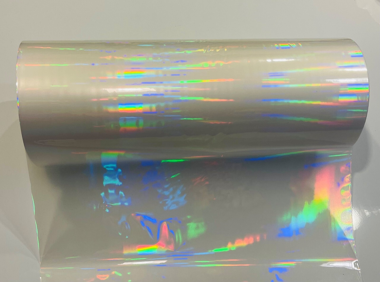 1.6mil Clear Rainbow Holographic Laminating Roll Film 12.75" x 1000', 3" Core