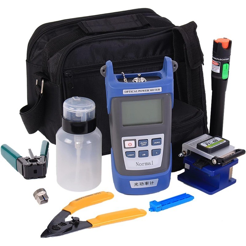 Fiber Optic Termination Tool Kit - 9 in 1 Assembly FTTH tool kit