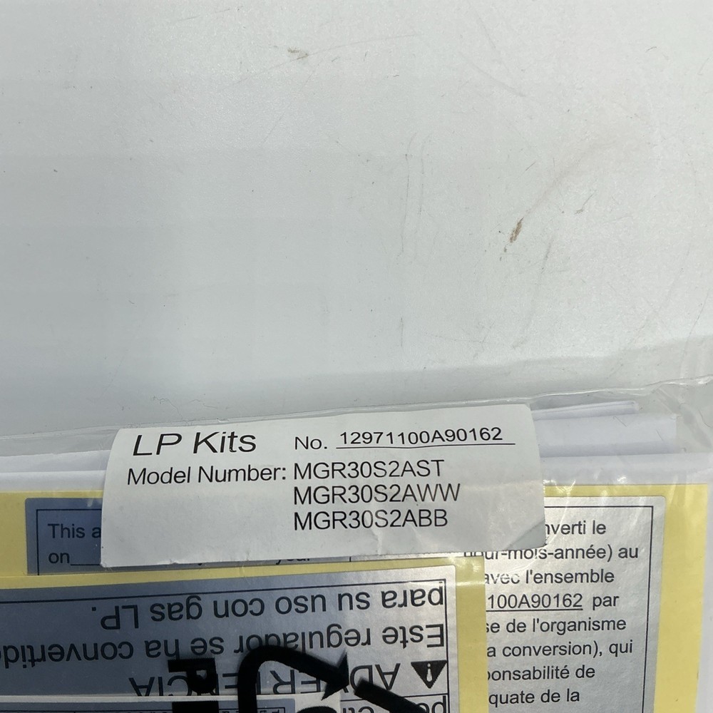 OEM Midea Range Conversion Kit LP (Propane) 12971100A90162