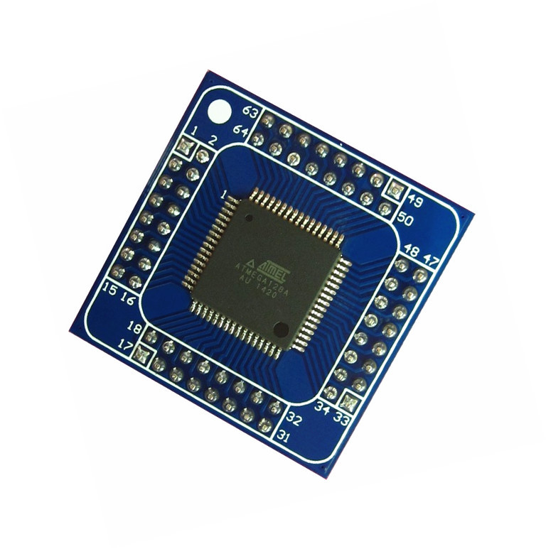 NEW ATMEGA128 adapter plate adapter ATMEGA128 plate Development system board