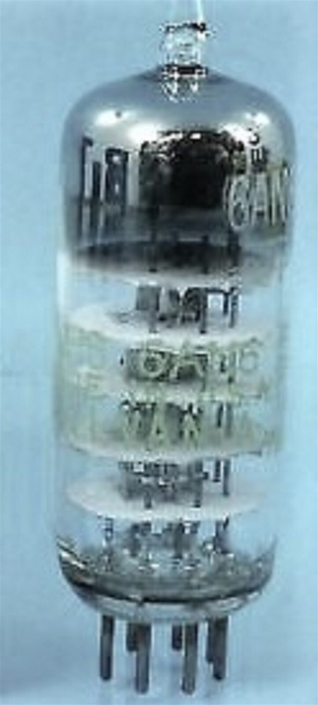 JAN 6AN6 TUBE SYLVANIA NIB TESTED & BOXED VINTAGE GOVERNMENT SURPLUS