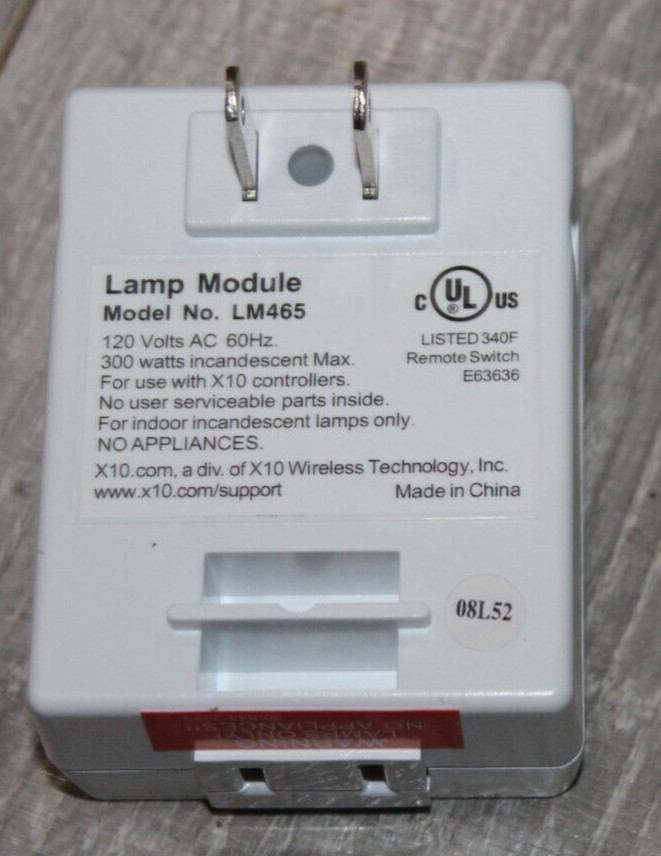 X10 LAMP MODULE LM465