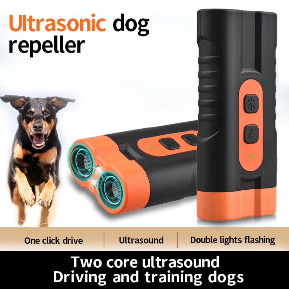 2025 Portable Ultrasonic Dog Repeller Stop Barking Anti Bark Device Rechargeable