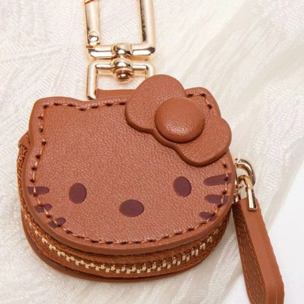 6PK Hello Kitty White Bag Charm Key Ring2