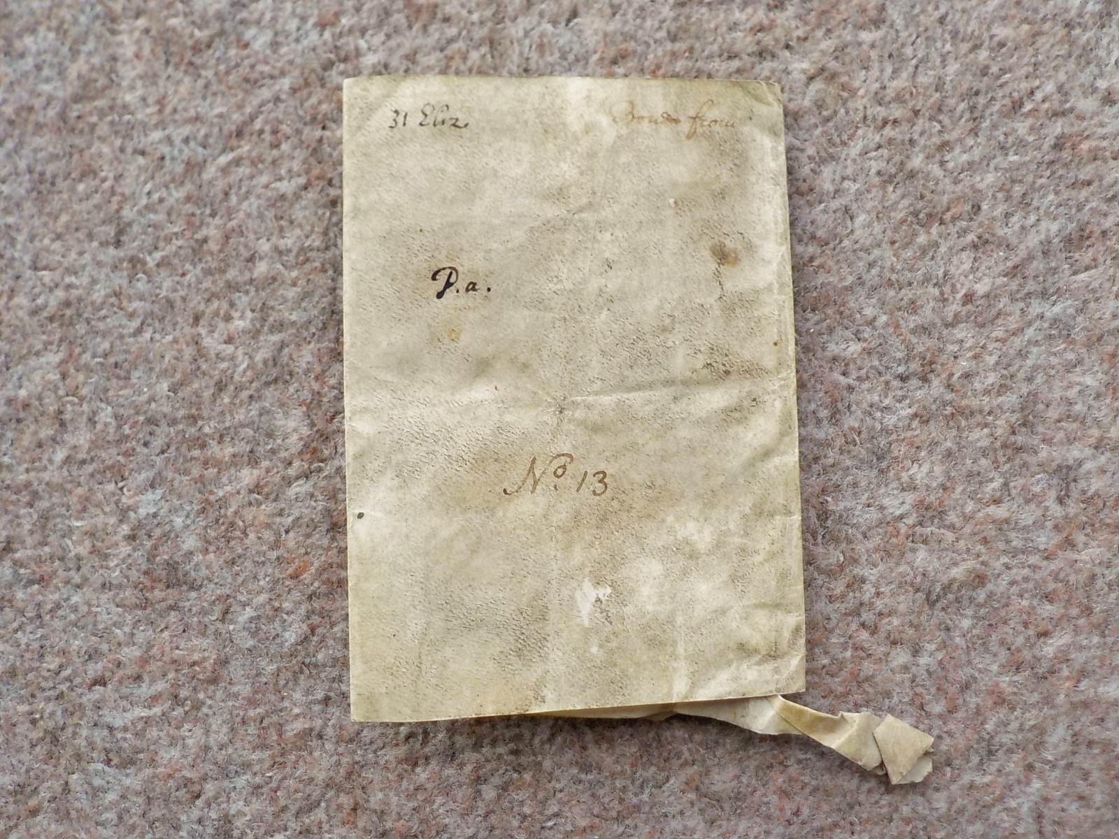 1589 Lancashire Hindley 16th century Vellum Deed Document Latin English