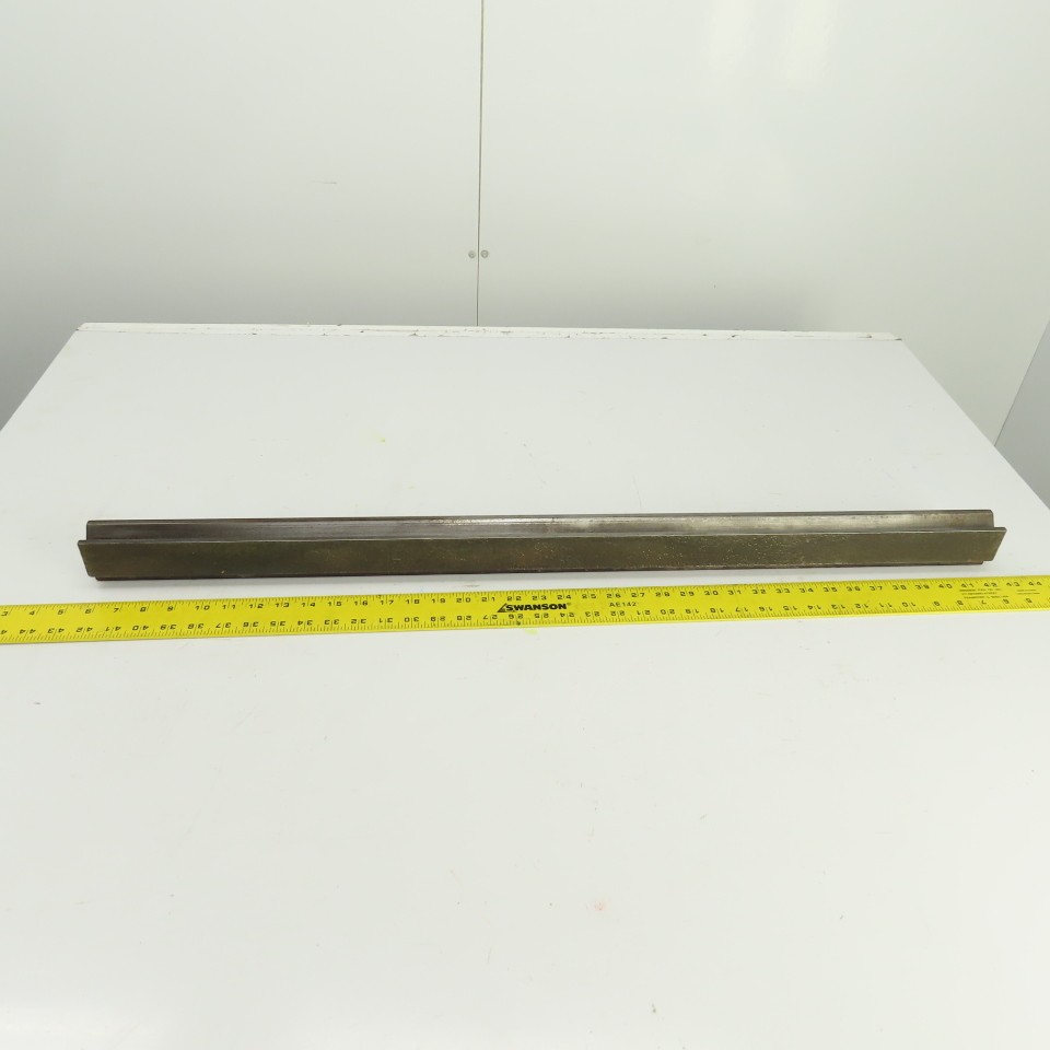 36-3/4" Press Brake Forming 90° V Angle Die Block 1/2" Tang 1-5/8"H 1-1/2" Thic