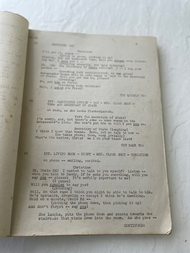 Holiday In Mexico Movie Script 1946