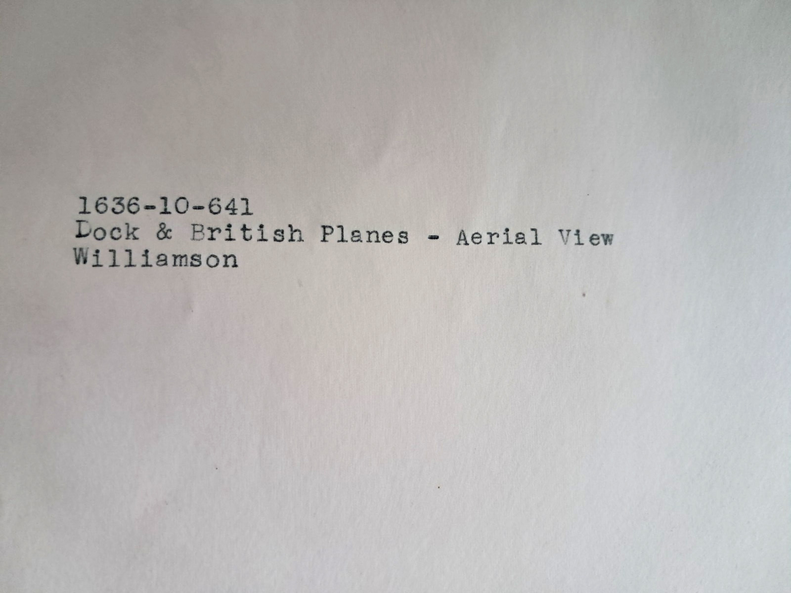 Aerial View from Blimp Goodyear Zepplin Hanger c1970s Real 8X10 Photo RARE