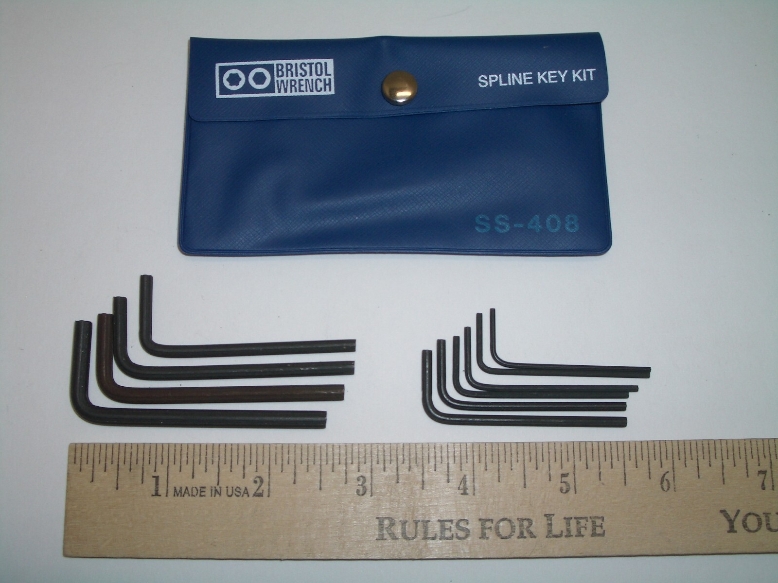 BRISTOL SPLINE WRENCH L-KEY SET FOR COLLINS & HALLICRAFTERS KNOBS SS-408