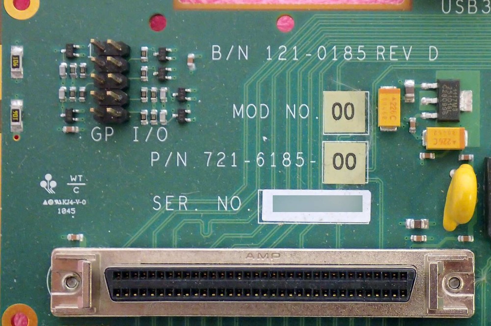CONCURRENT TECHNOLOGIES AD PP5-002 P/N:721-6185-00 REAR TRANSITION MODULE