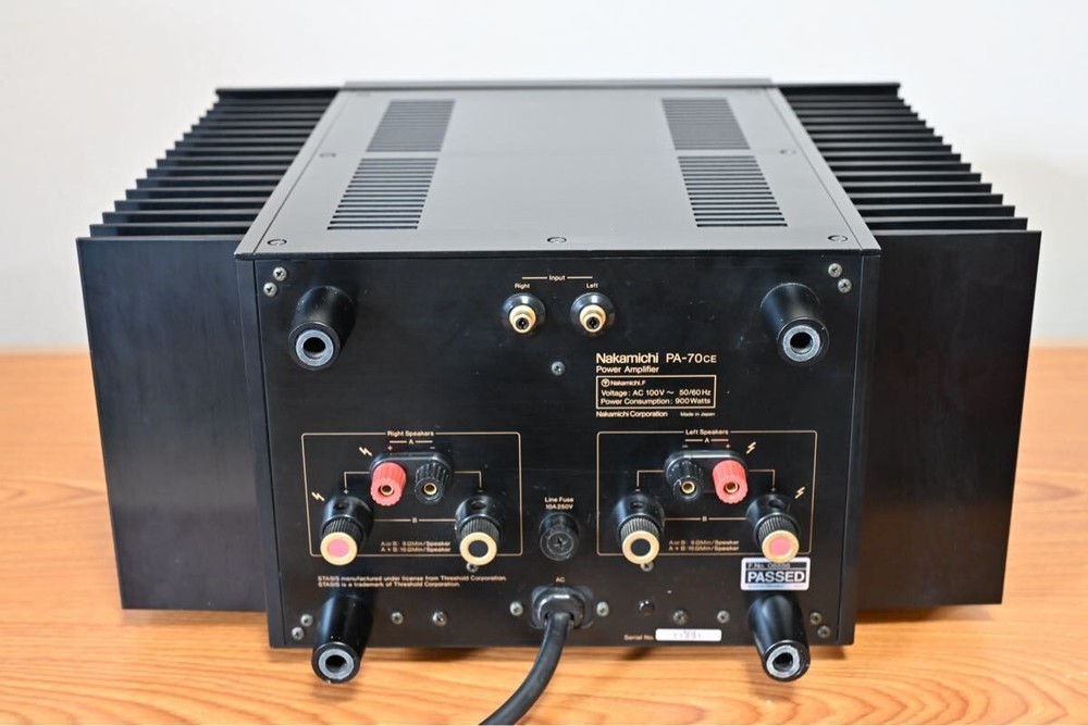 Nakamichi PA-70CE Power Amplifier Stasis - Tested & Working