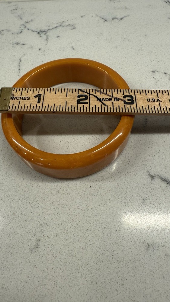 Bakelite Bangle Bracelet Vintage Butterscotch
