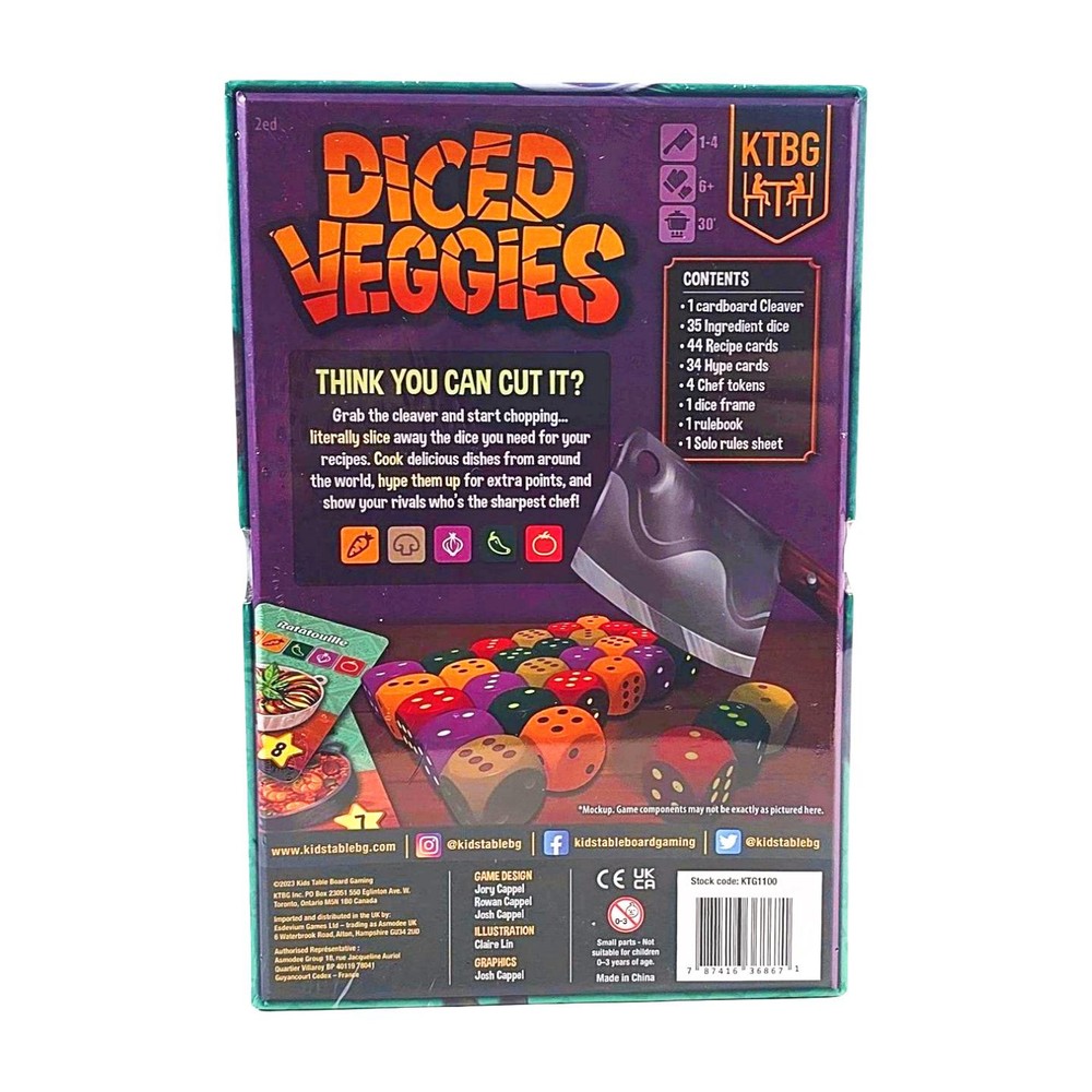 Diced Veggies by KTBG - SEALED