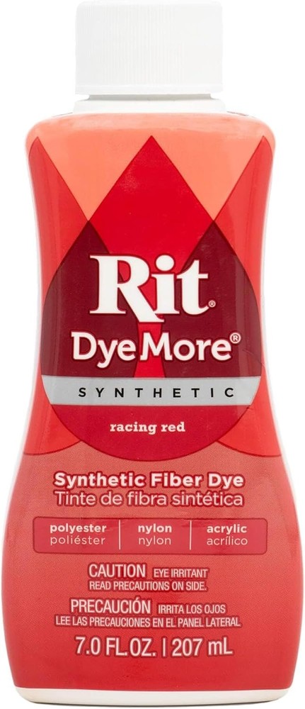 Rit Dye More Synthetic 7oz-Racing Red, Other, Multicoloured Red