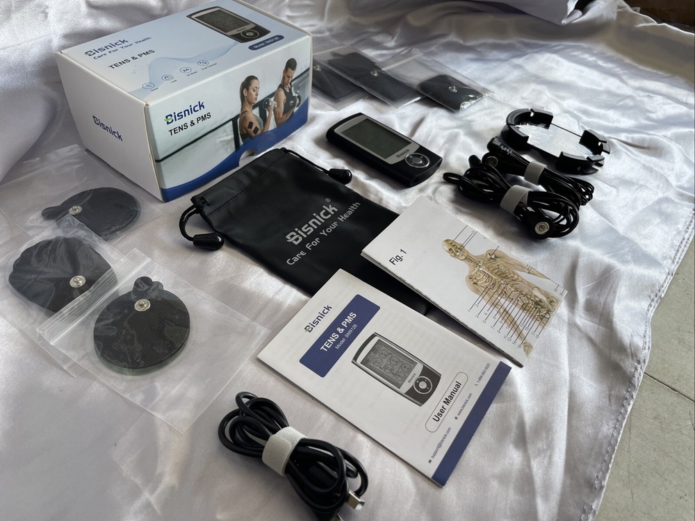 Bisnick TENS Unit Muscle Stimulator Machine for Back, Neck, Sciatica, Nerve...