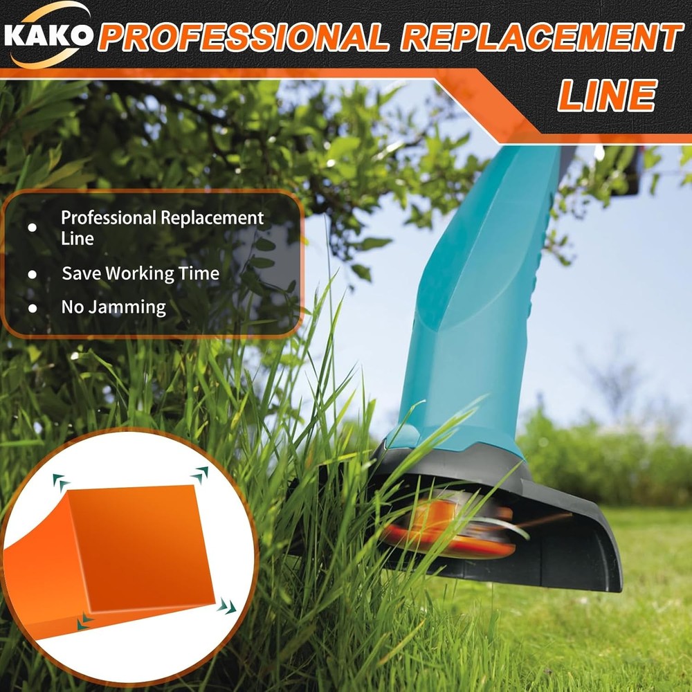 080 Trimmer Line, 080 Weed Trimmer Line, Weed Wacker String .080, Square Weed Ea