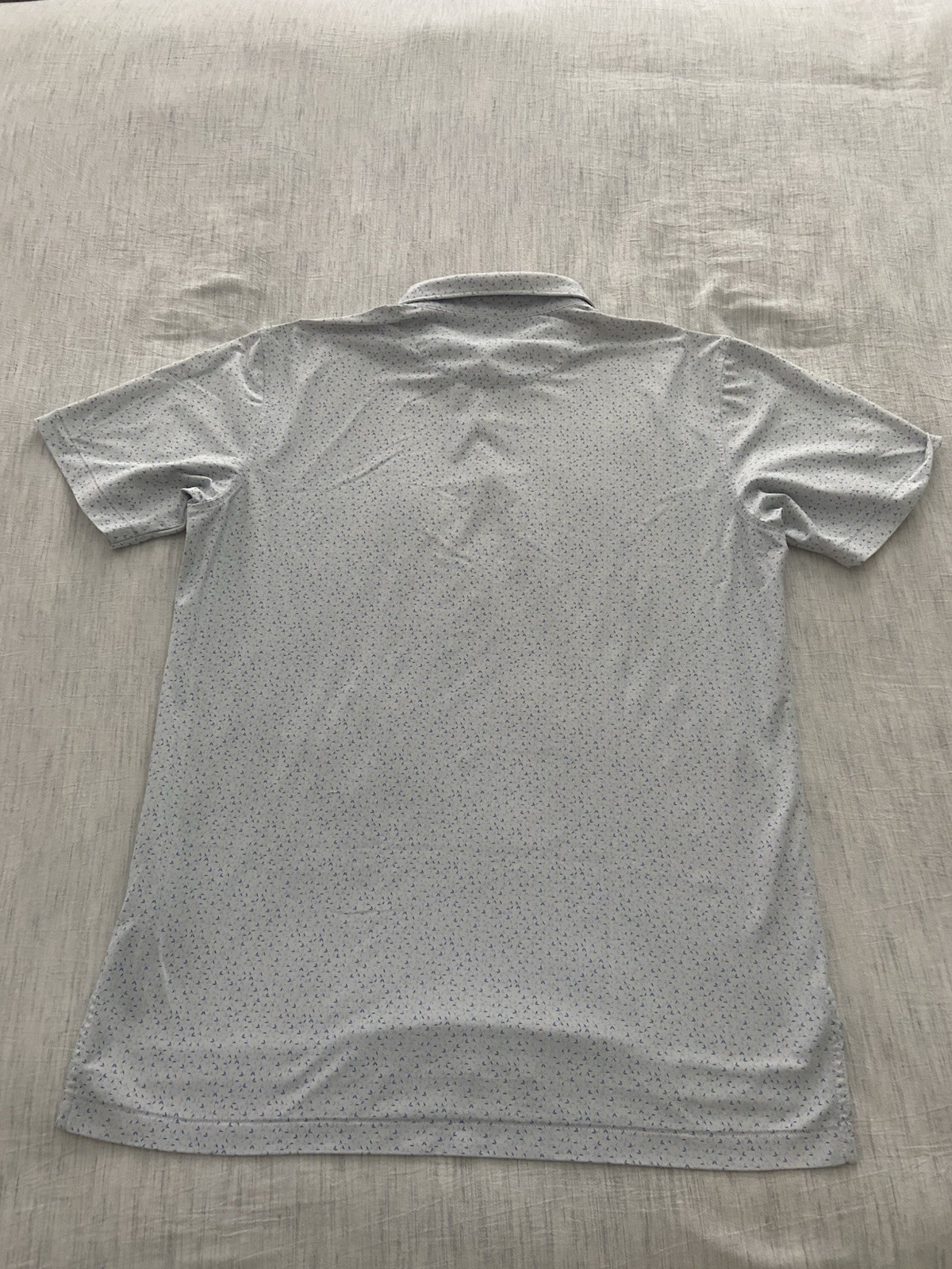 Peter Millar Summer Comfort Polo Shirt Medium White Pattern