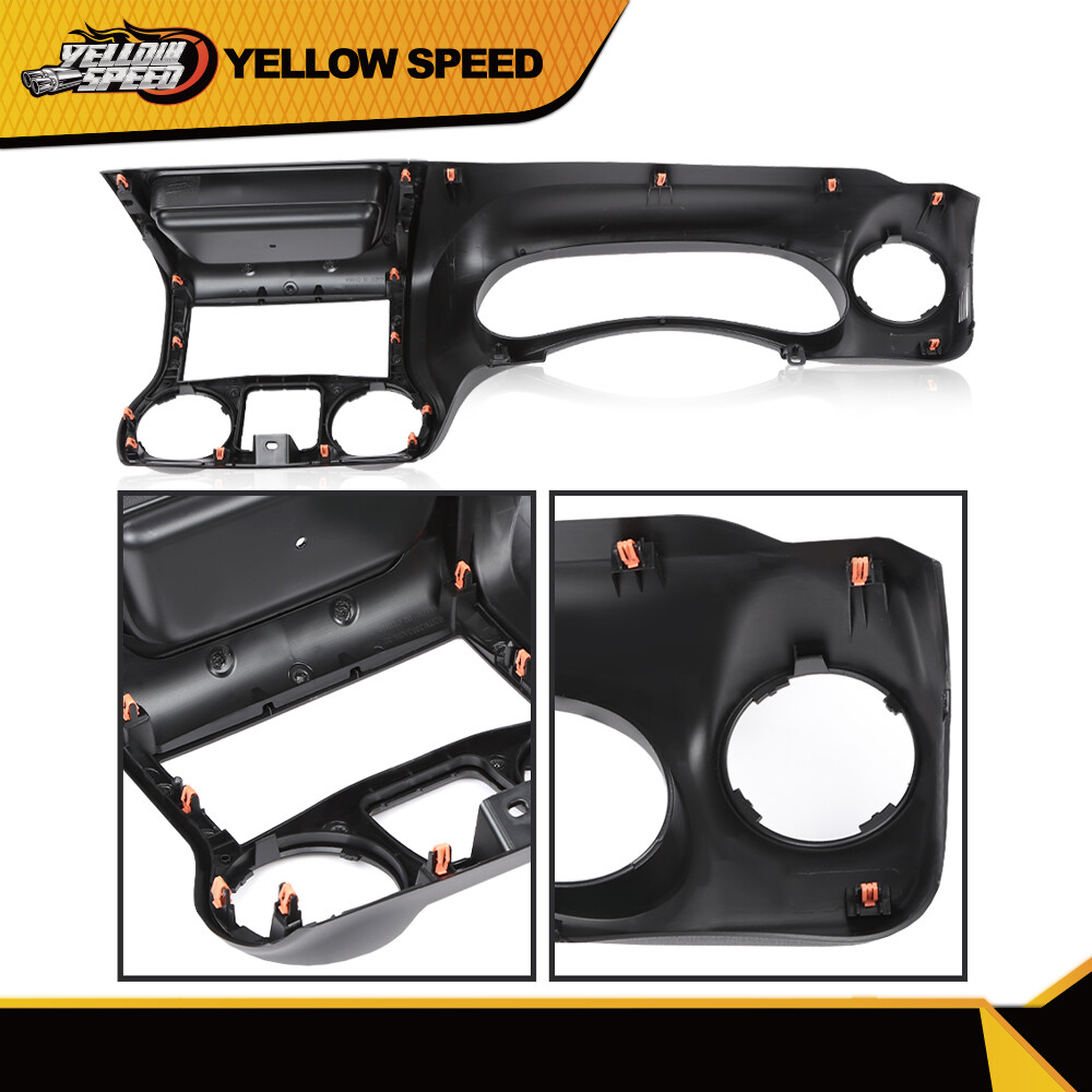 Fit For 2011-2014 Jeep Wrangler Dash Instrument Cluster Trim Panel Bezel New