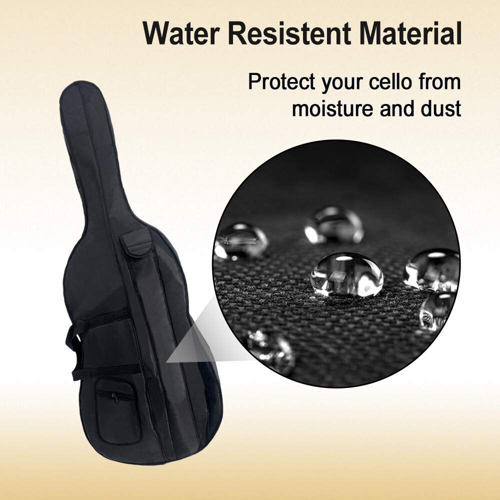 New Full Size Cello Bag / Soft Case with Shoulder Straps and Side Handle