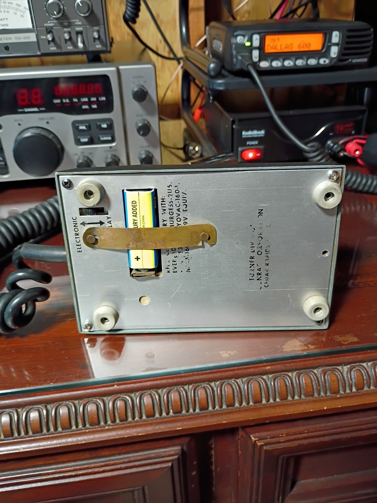 Vtg Turner Super Sidekick Desk Microphone