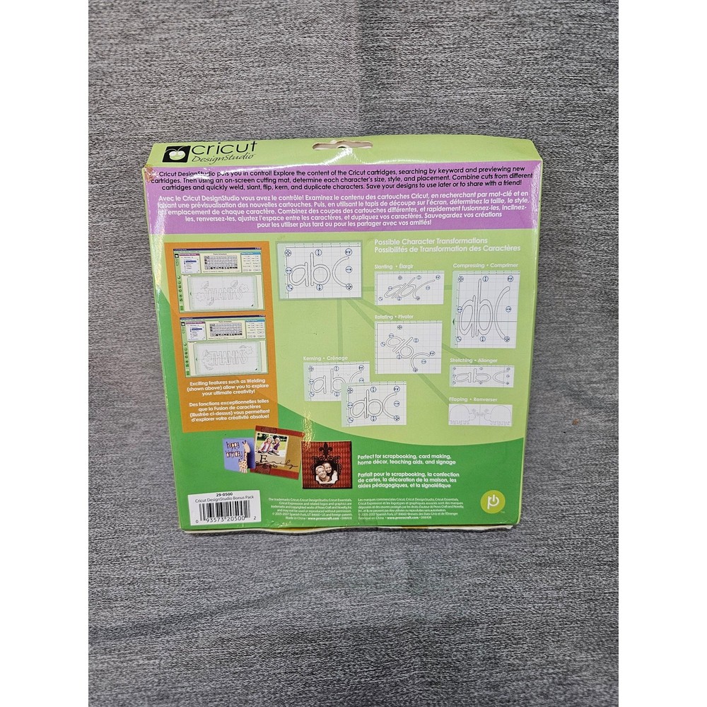 NEW Cricut Design Studio Software 29-0500 Provo Craft 10ft USB Cable Mouse Pad
