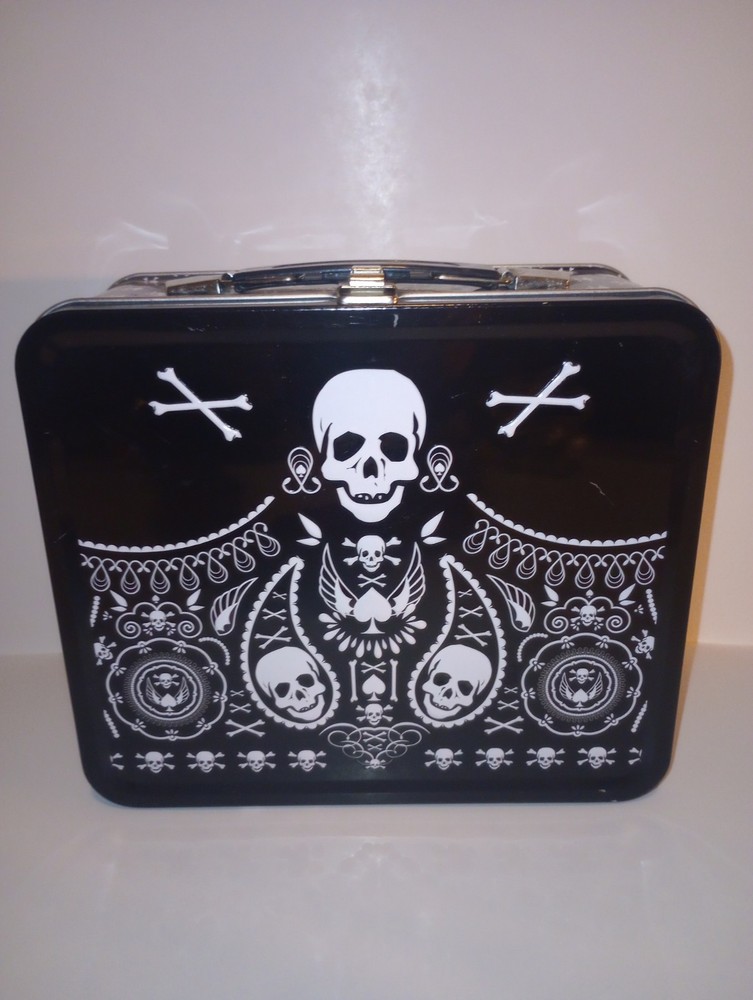 Loungefly Skulls Metal Lunch Box