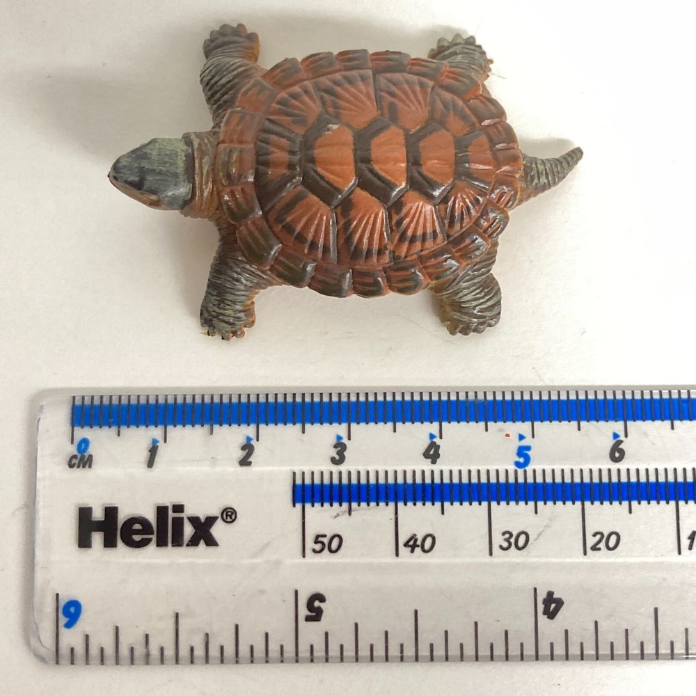 Yujin Mini Turtle Figure revised version Common Snapping Turtle 2002 Japan