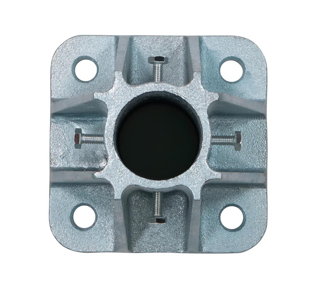 4 Pack 4"X4" Steel Safety Railing Single Mounting Socket for Construction Sites