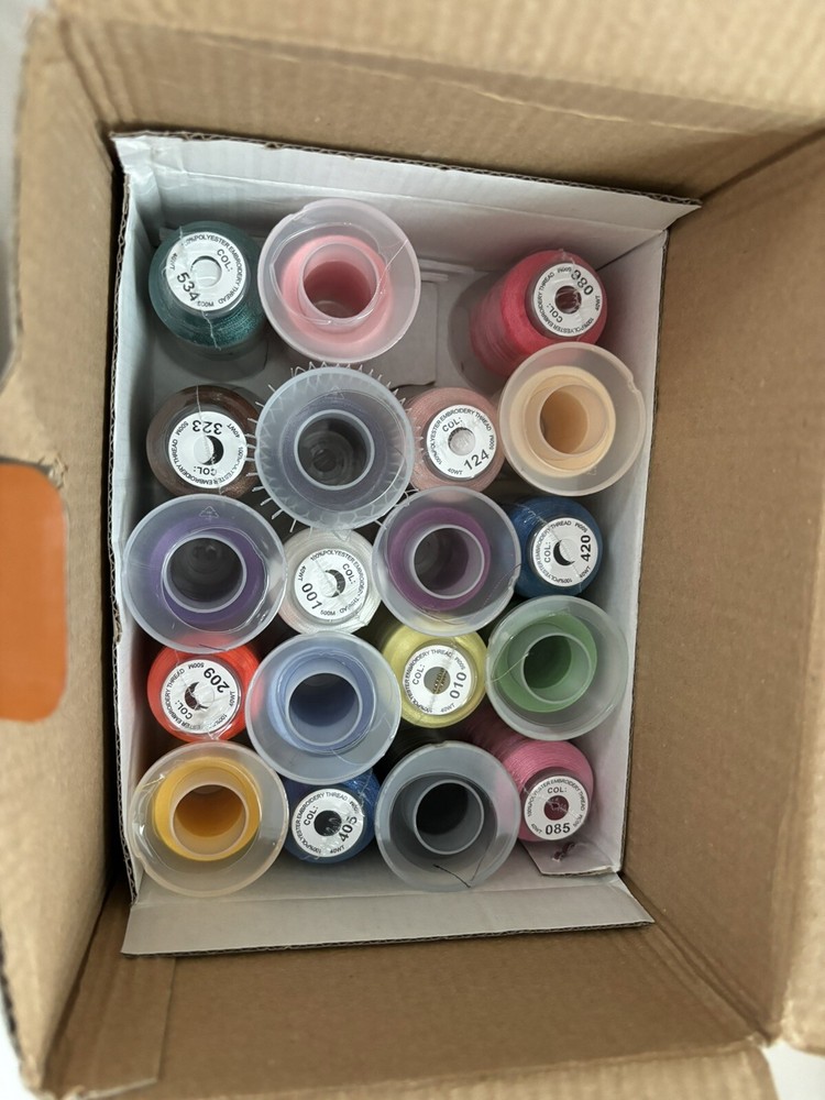 New Brothread Polyester Embroidery Machine Thread Set of 40 (39) missing 1 Color