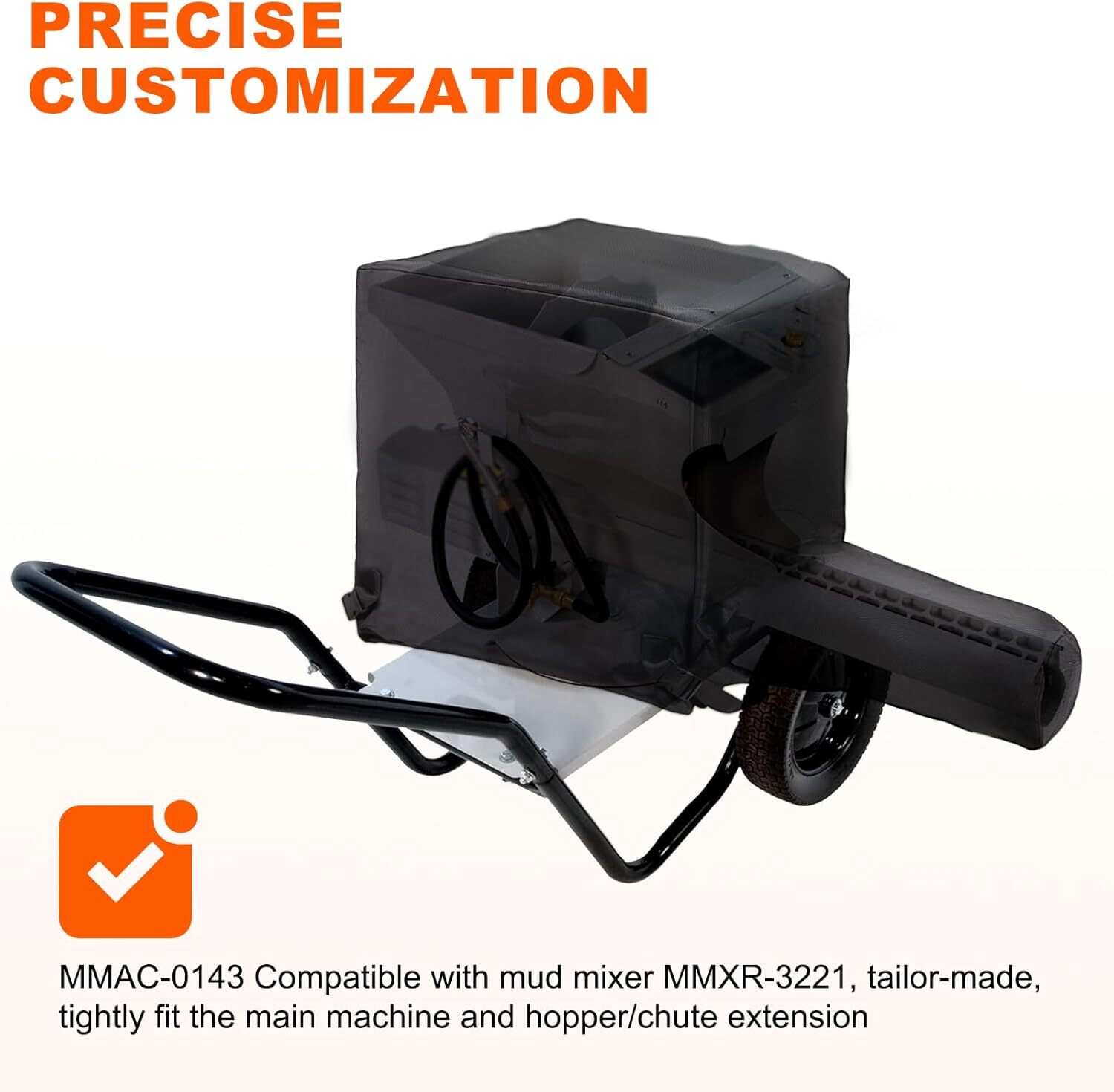 MMAC-0143 Mixers Cover,Compatible with Mud Mixer MMXR-3221 And E-Series Models