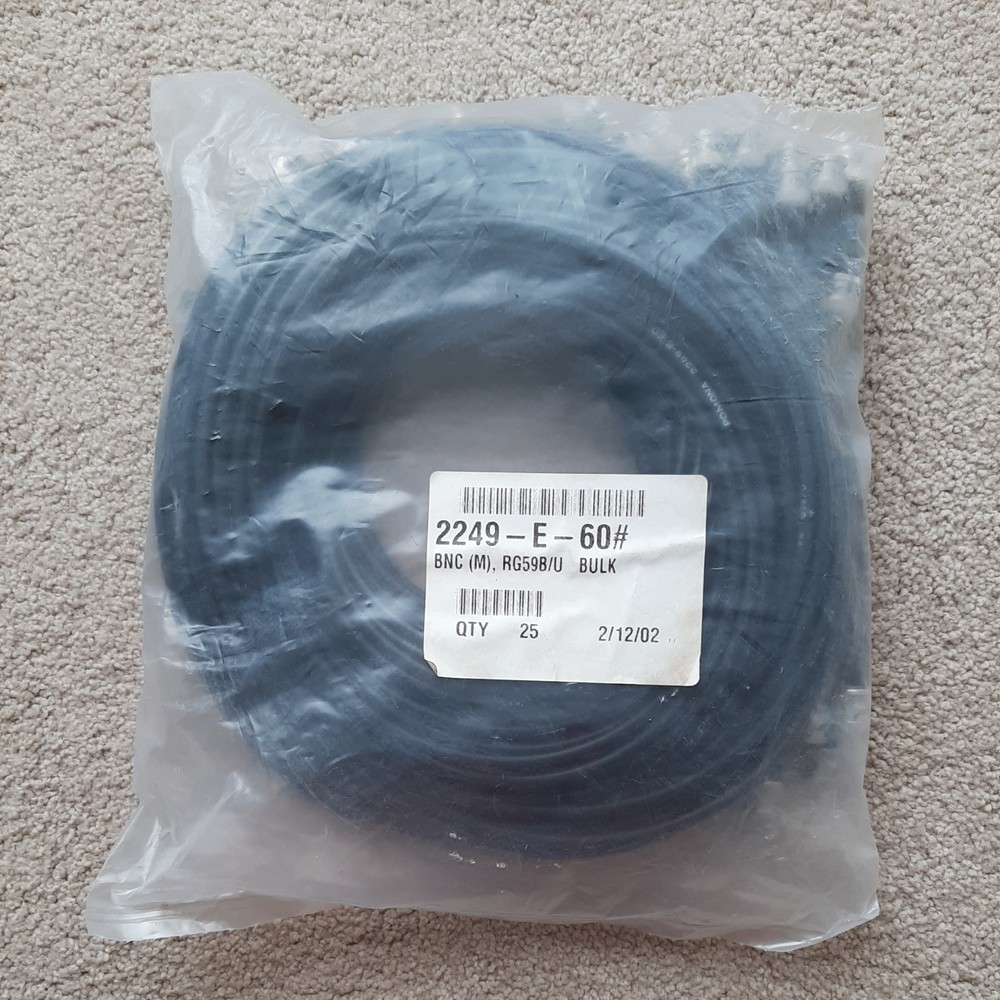 Pomona -  2249-E-60 # -  BNC (M), RG59B