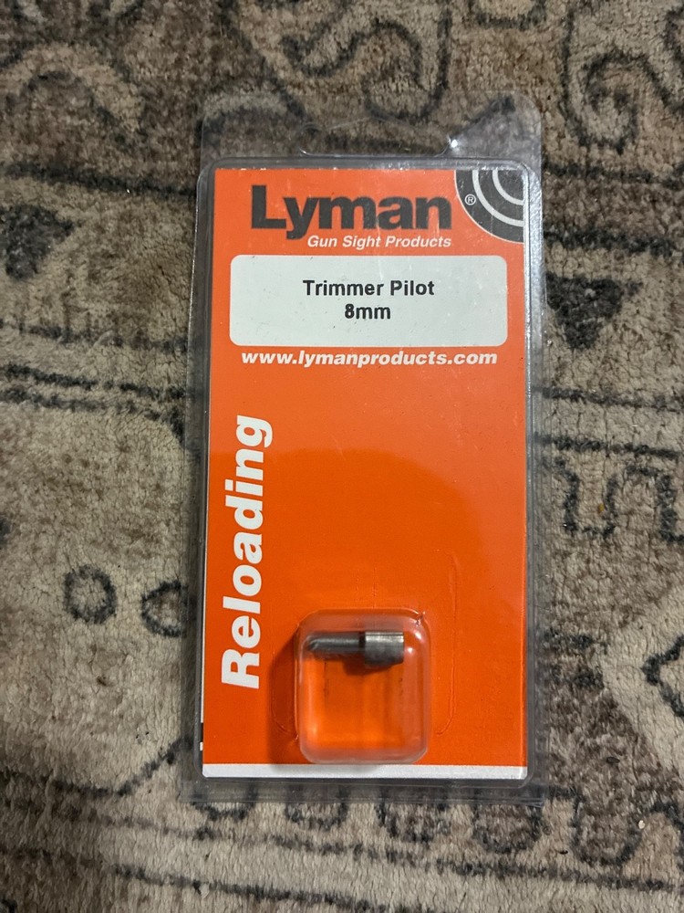 Lyman Reloading Tools Trimmer Pilot 8mm