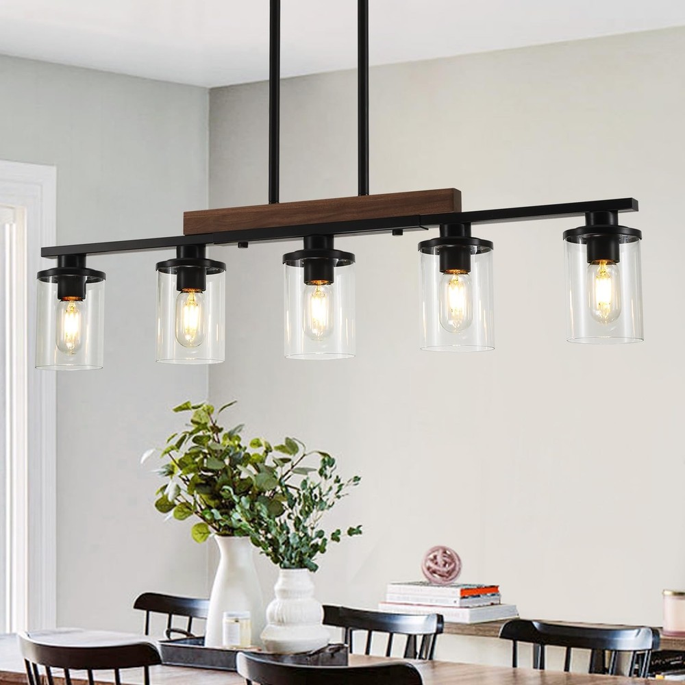 36.2‘’ Kitchen Lighting, 5-Light Dining Room Light Fixture Chandelie