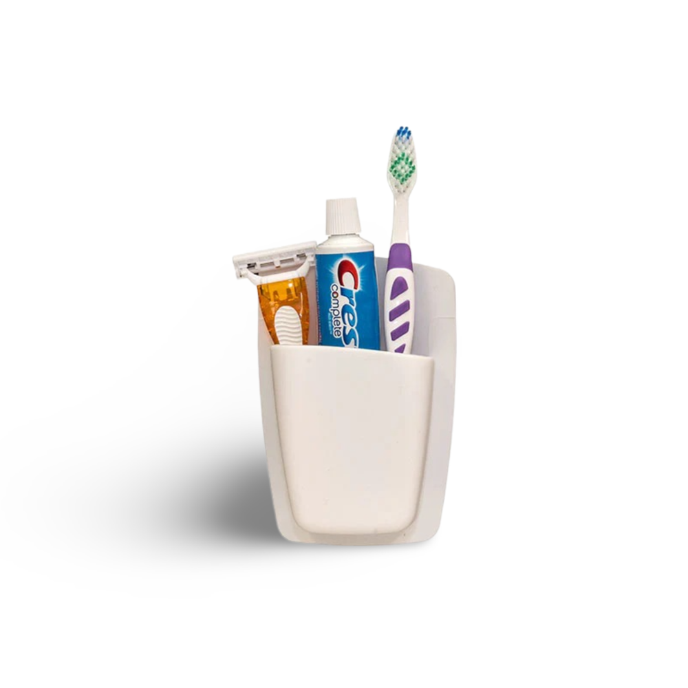 Sttelli 5Piece Essential Bathroom Bundle - White, Navy and Gray