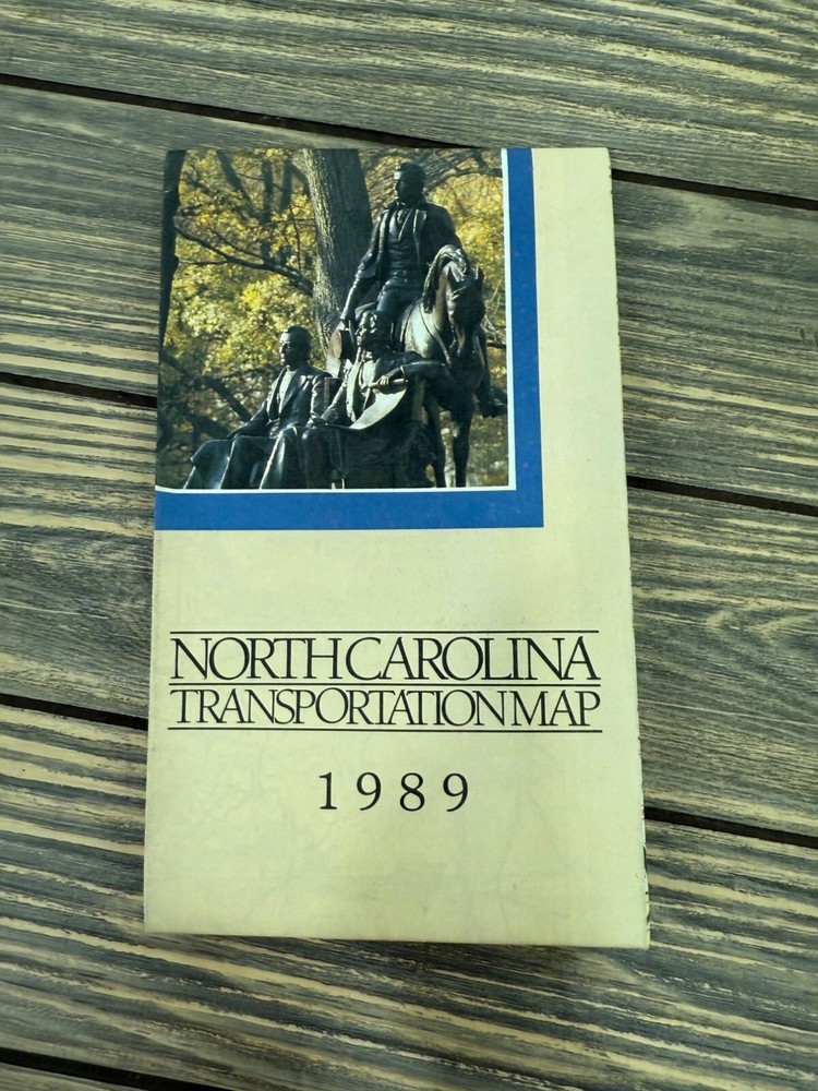 North Carolina Transportation Map 1989