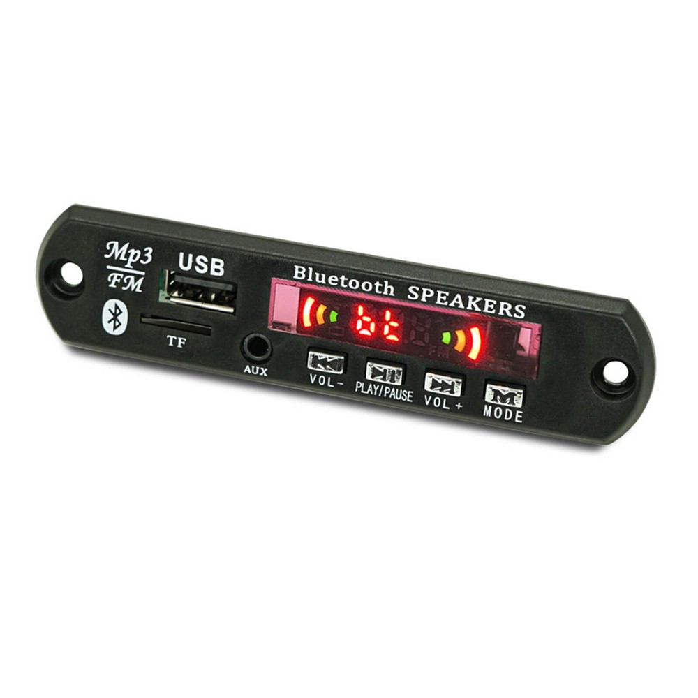 9V/12V MP3 Decoder Board USB/TF/ Reader Remote Bluetooth Car Audio Board Module