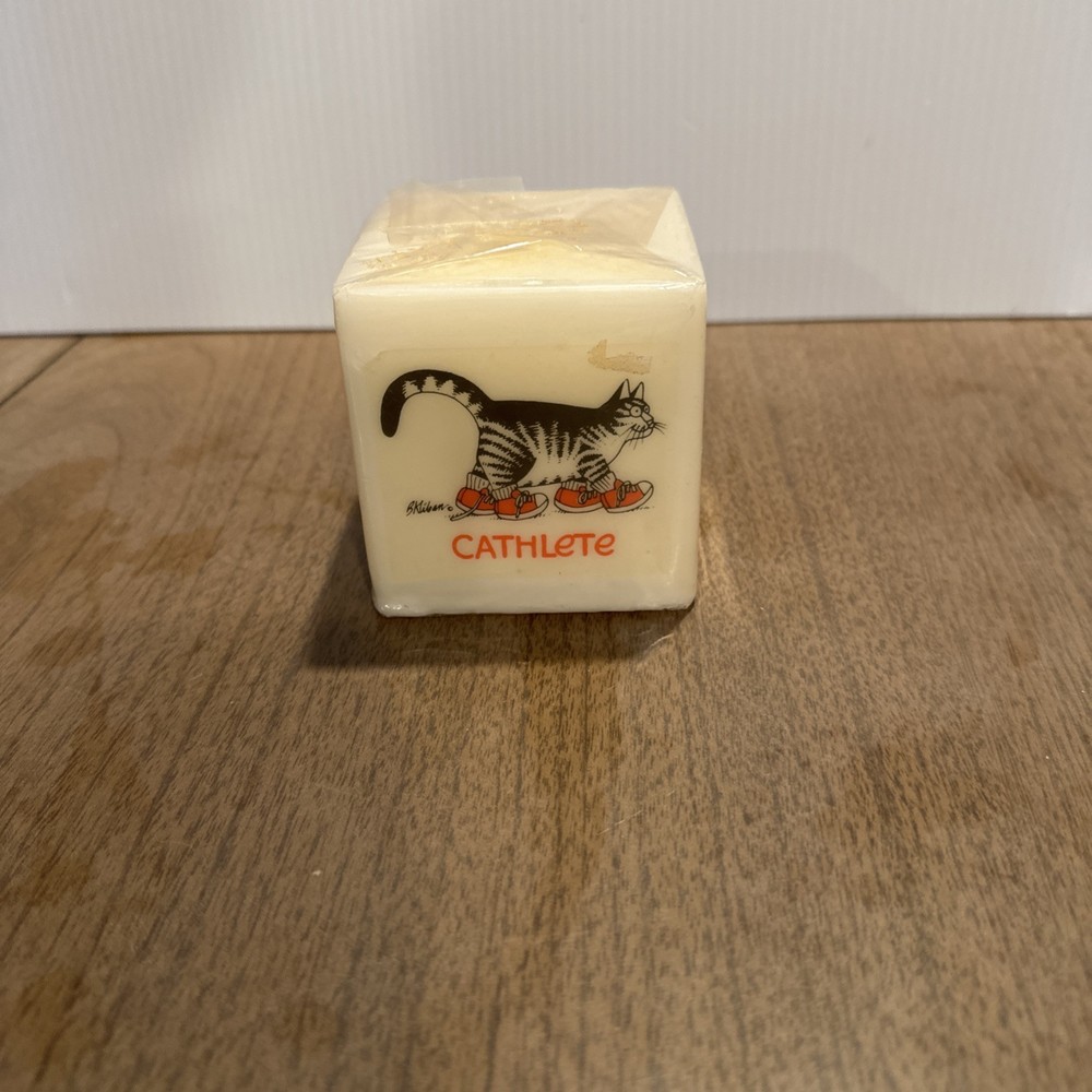 Kliban Cat Cube Candle Brand New