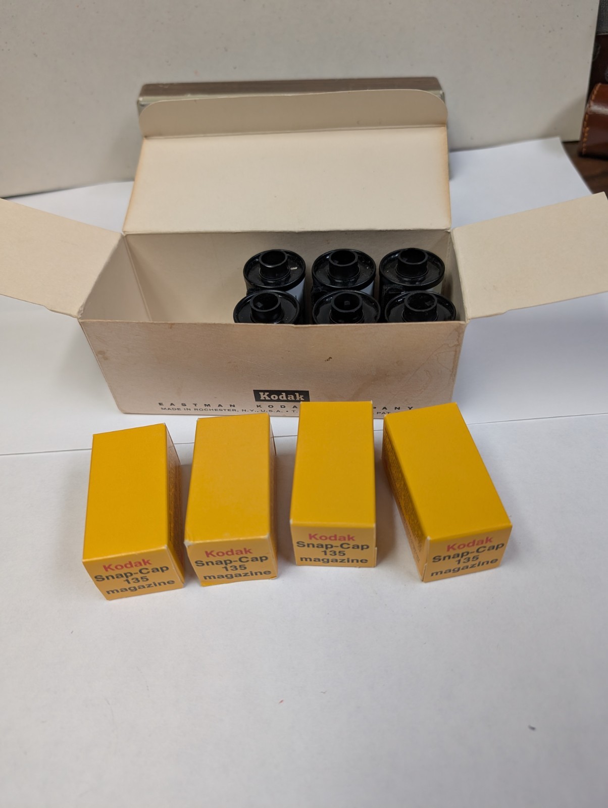 Kodak Snap-Cap 135 Magazines. Lot Of 10 - 4 New & 6 Used