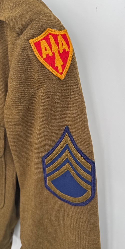 WWII Army Jacket Antiaircraft Command Sergeant
