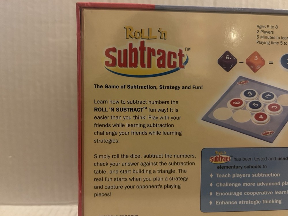 EMINES ROLL'n substract game