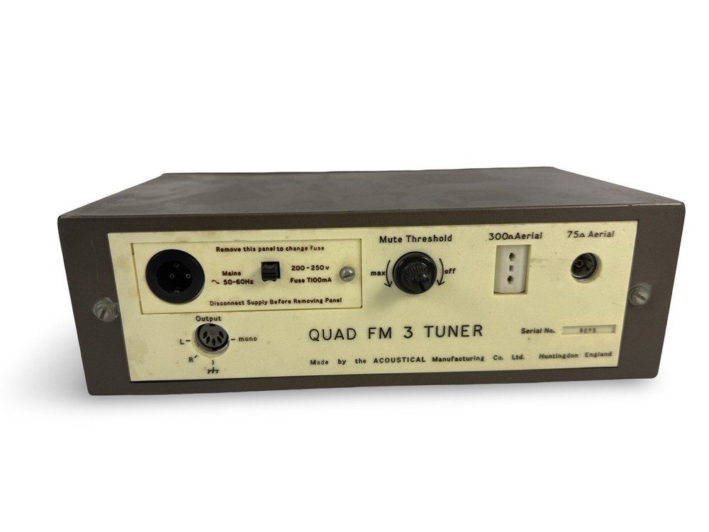 Vintage Quad FM3 Stereo Tuner - Untested