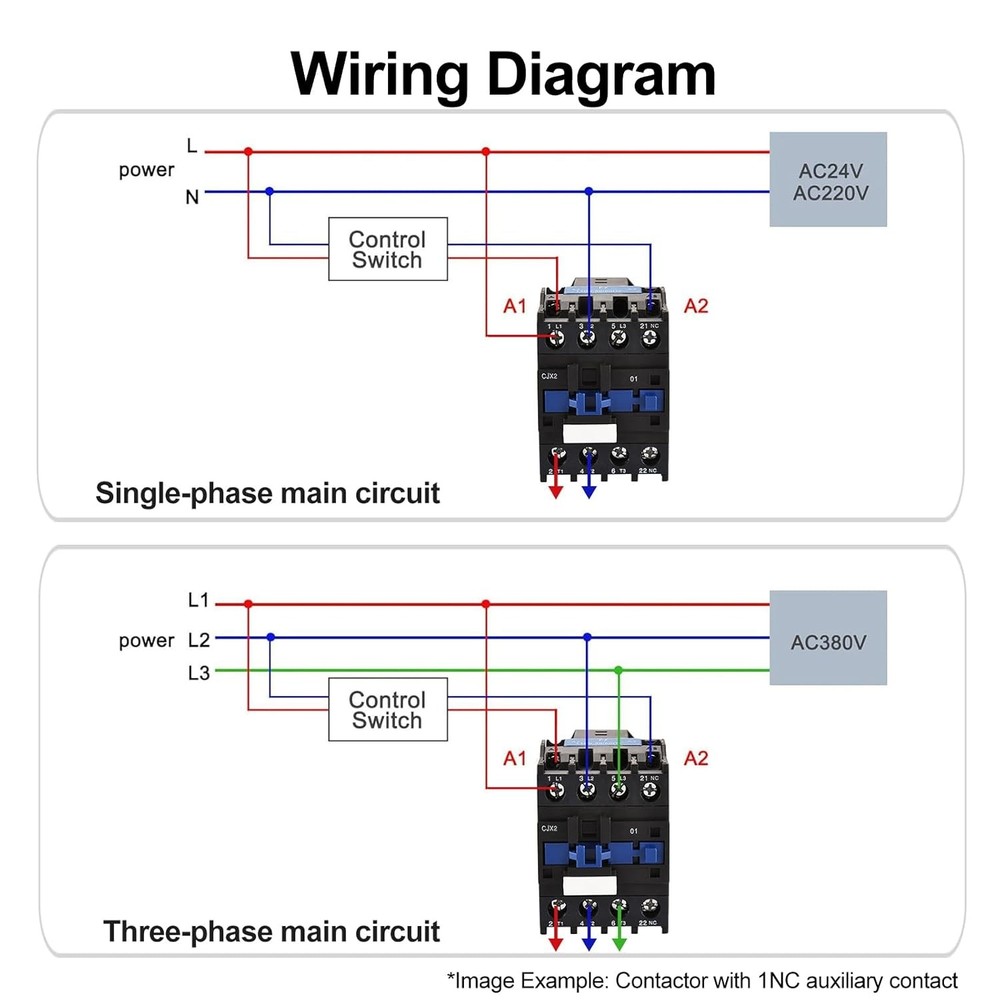 AC Contactor CJX2 for Electrical Systems